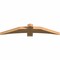 Ekena Millwork Bellingham Timber Gable Bracket, Western Red Cedar, 60"W x 12"H x 3 1/2"D x 5 1/2"F, 5/12 Pitch GBW060X12X0406BEL00SWR - alternate 3